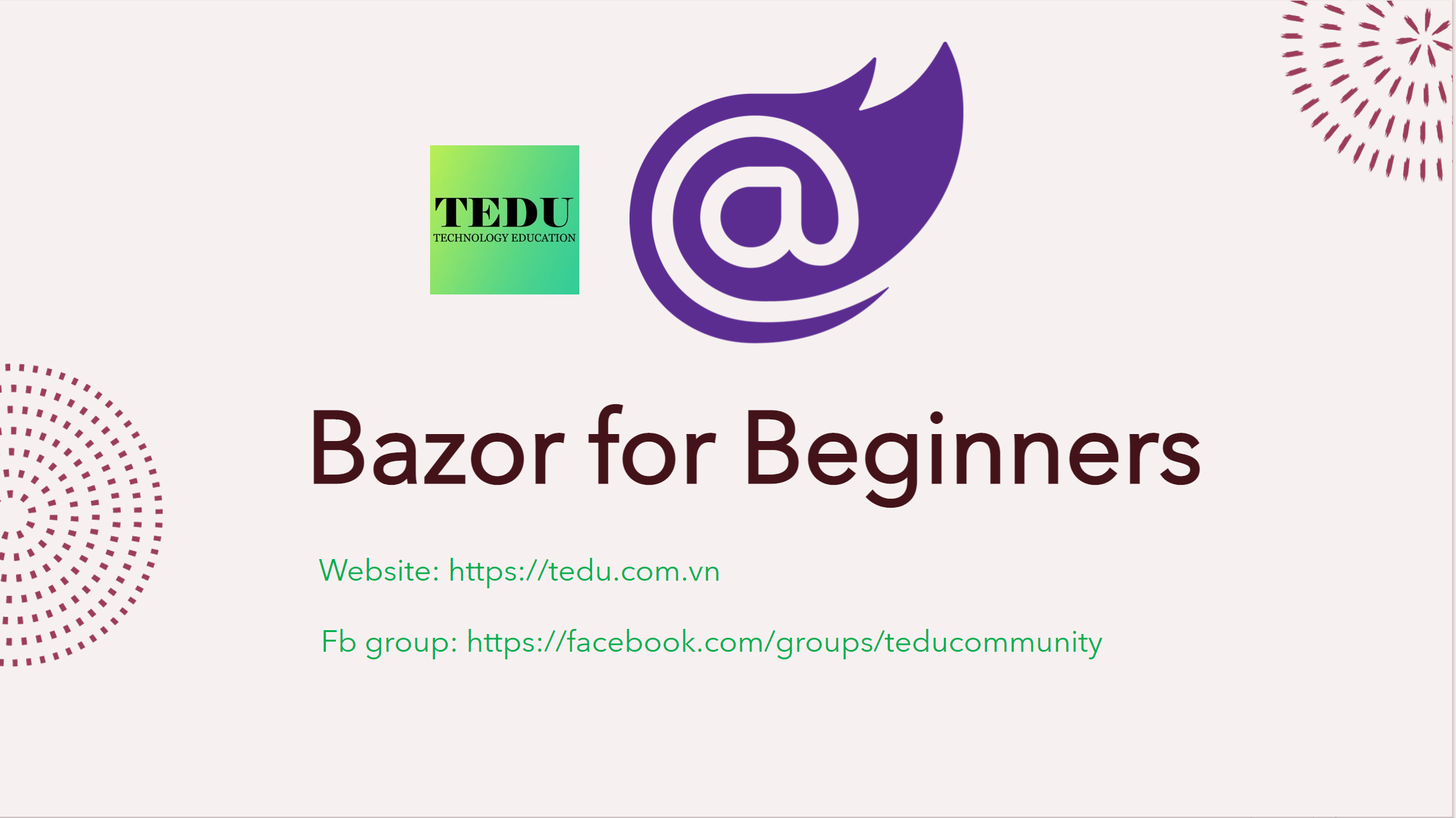 Lập trình Blazor căn bản